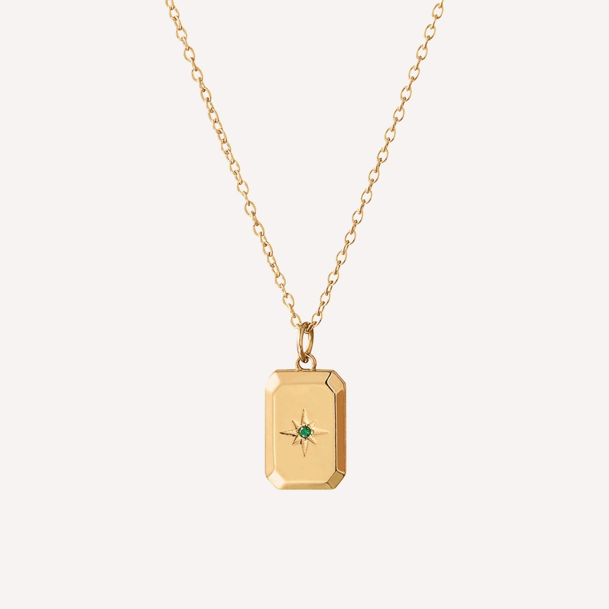 Locket-Halskette mit Geburtsstein