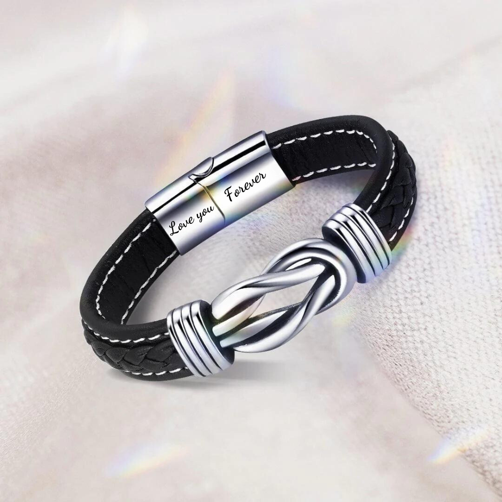 An Meinen Sohn - Ich werde dich immer lieben - Unendlichkeit Armband