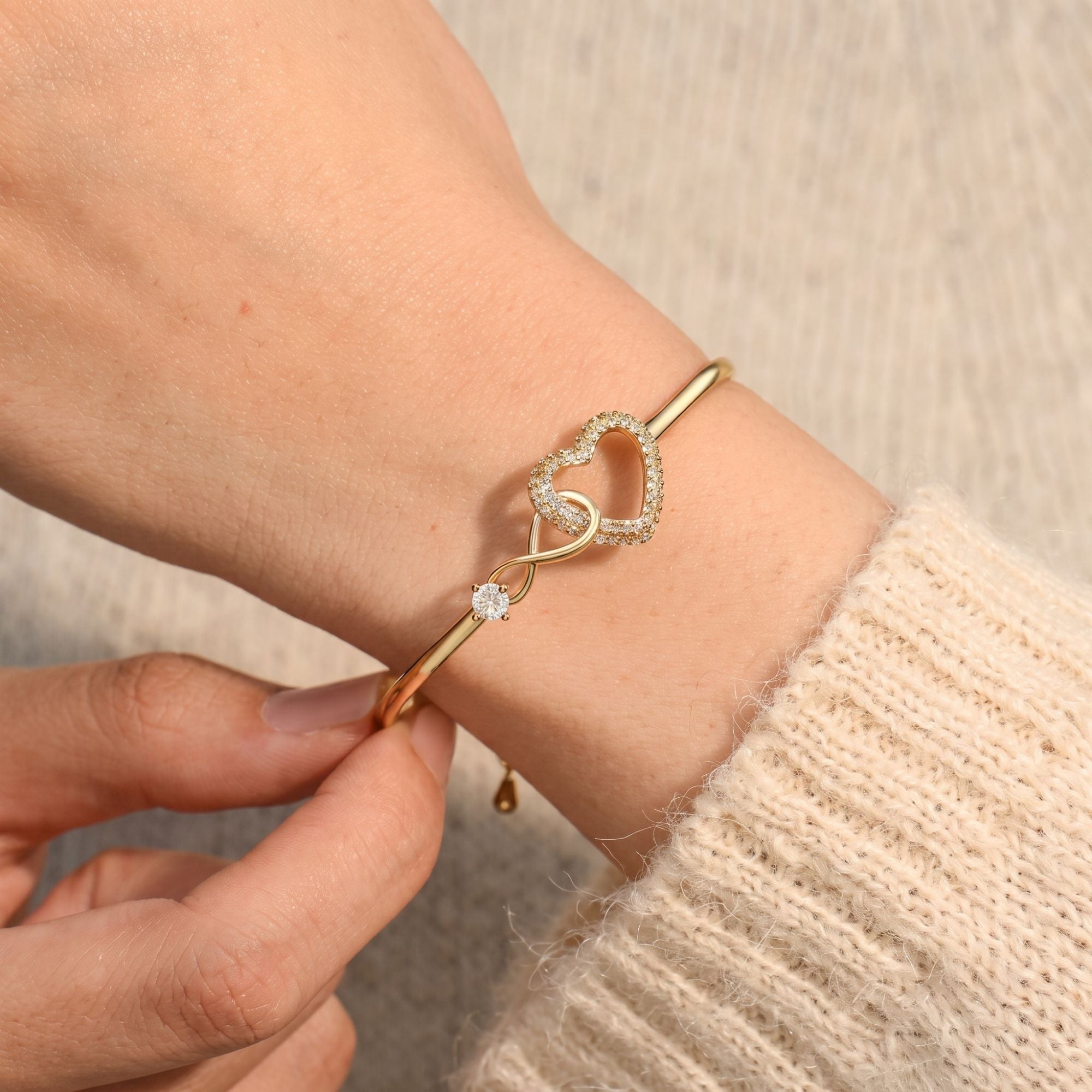 Mutter Und Tochter – Infinity Herz-Armband – So Stolz Auf Dich
