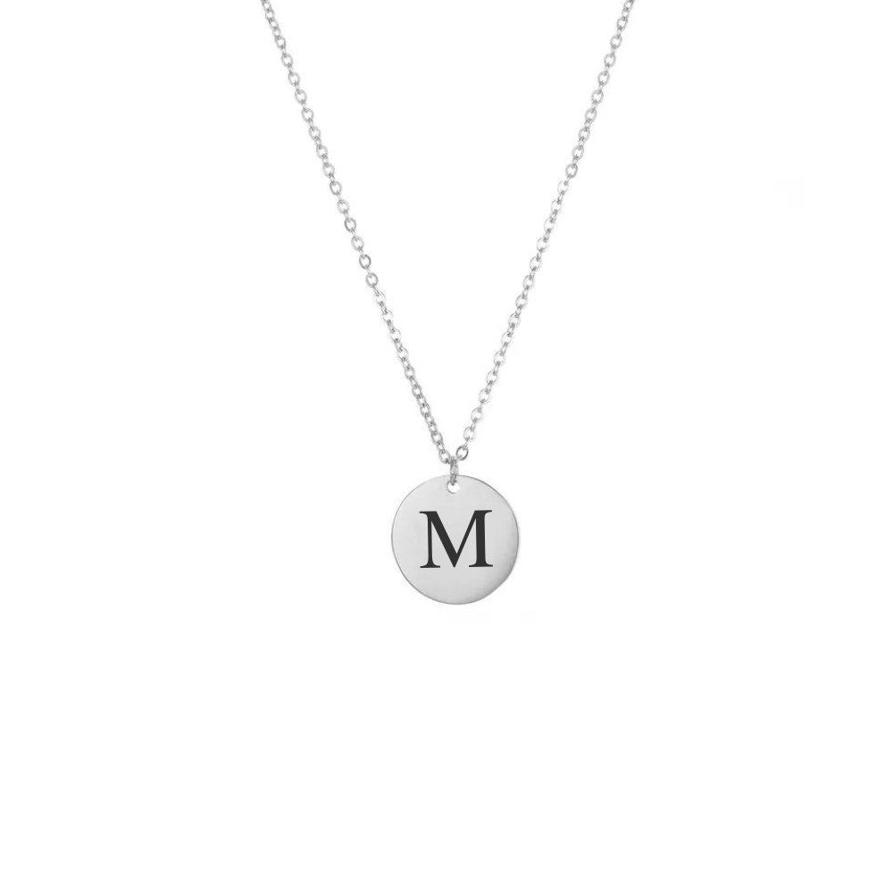 Graviertes Münzband mit Initialen