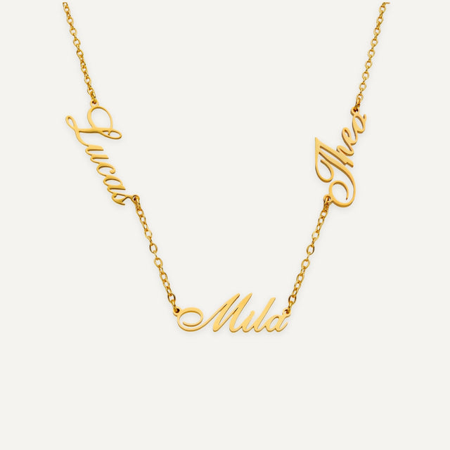 Mehrere Namenshalsketten