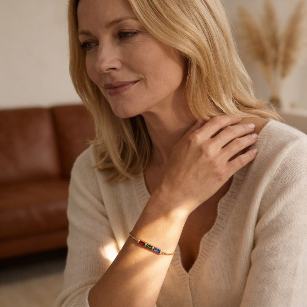 Personalisierbares Geburtsstein-Armband