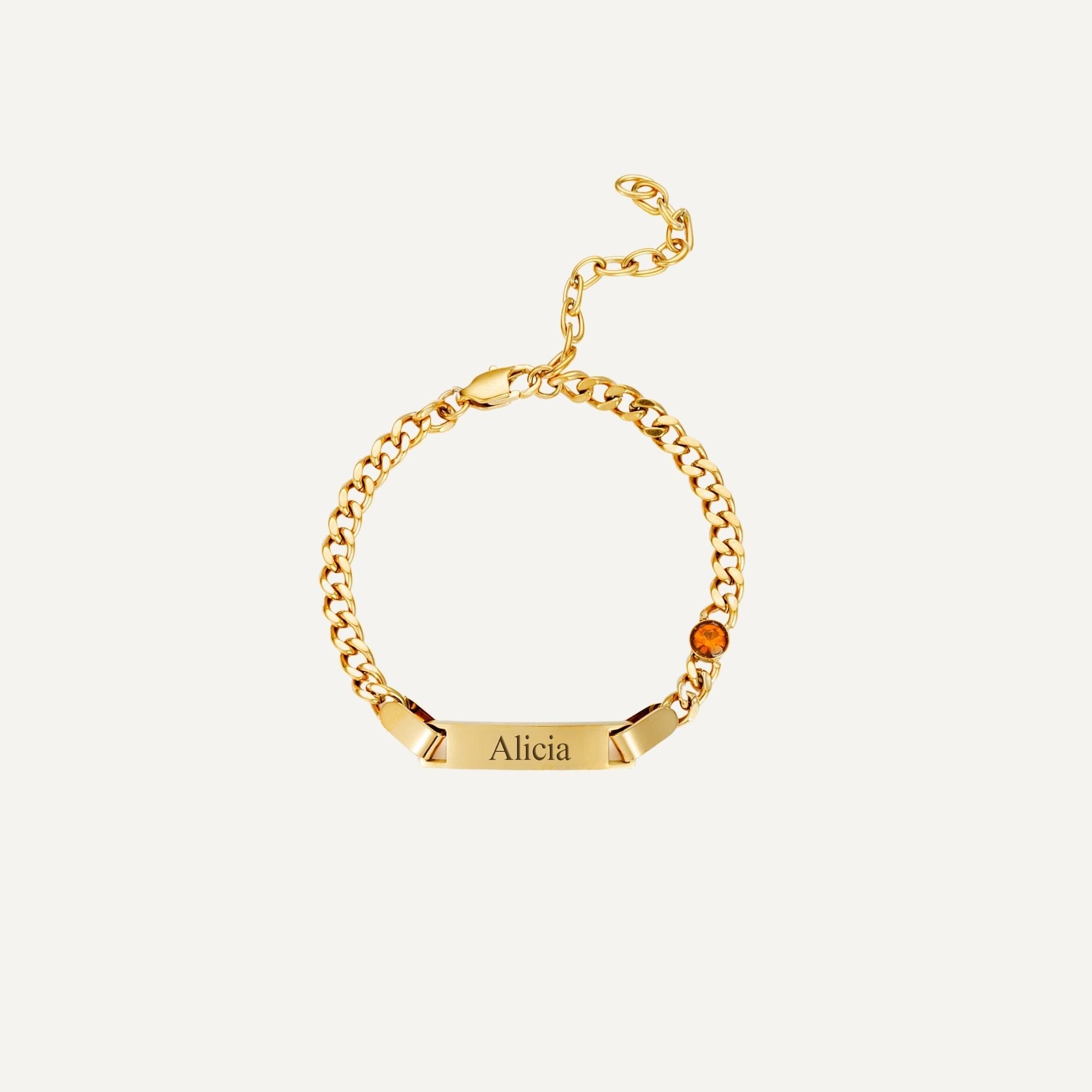 Neue Mama Geburtsstein-Armband
