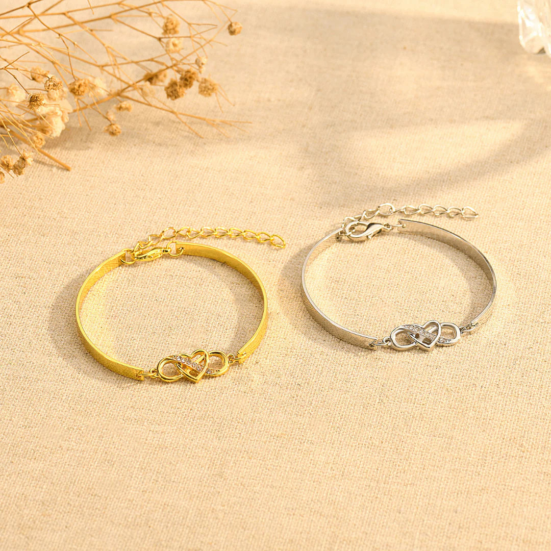 An Meine Enkelin - Behalte Mich in Deinem Herzen – Unendlichkeits-Armband