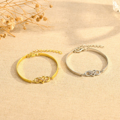 An Meine Enkelin - Behalte Mich in Deinem Herzen – Unendlichkeits-Armband