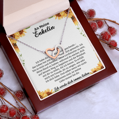 An Meine Enkelin – Ich Liebe Dich Für Immer – Herz-Halskette