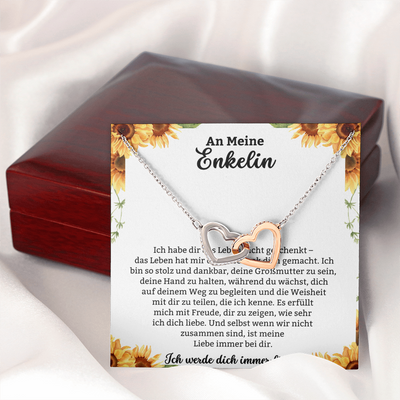 An Meine Enkelin – Ich Liebe Dich Für Immer – Herz-Halskette