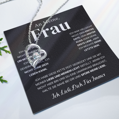 An Meine Frau – Dein Letztes Alles – Herz Halskette