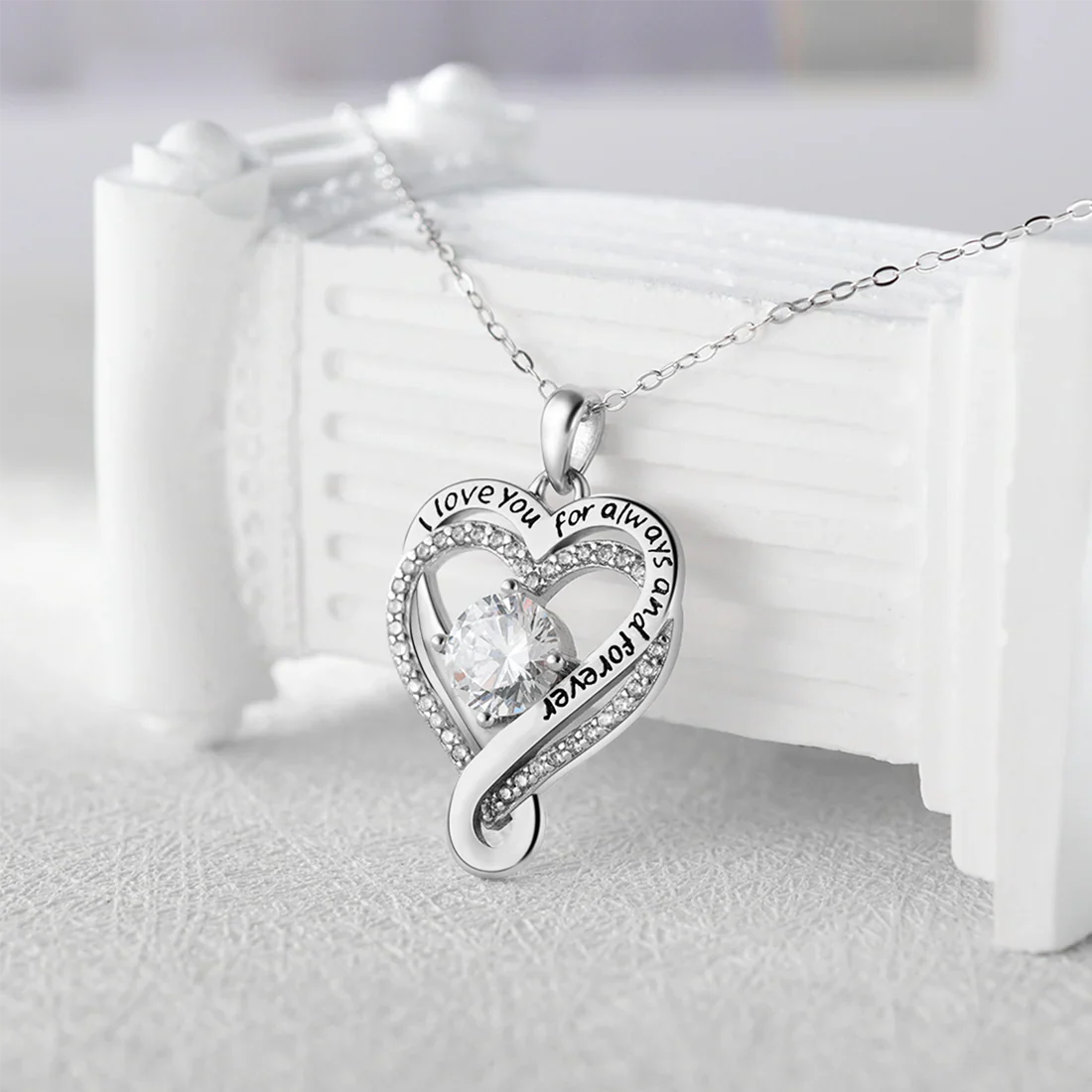 An Meine Liebe – Für Immer Und Ewig  – Herz-Kette