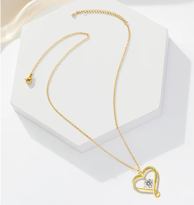 An Meine Liebe – Für Immer Und Ewig  – Herz-Kette