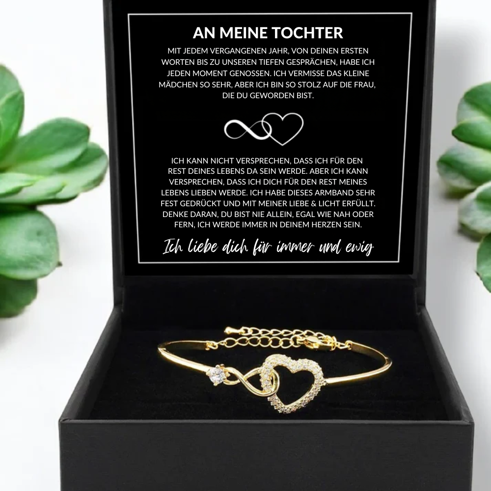 An Meine Tochter – Ewigkeit Liebe Armband