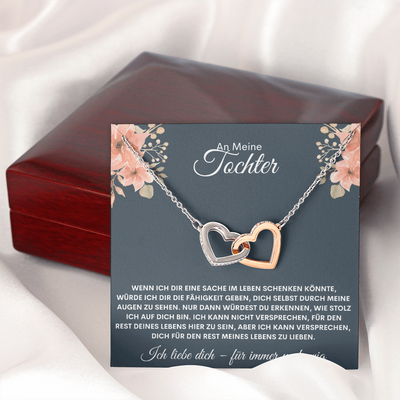 An Meine Tochter – Ich Bin Stolz Auf Dich – Herz Halskette