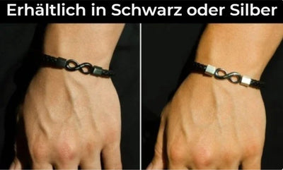 An Meinen Mann - Personalisiertes Infinity-Lederarmband