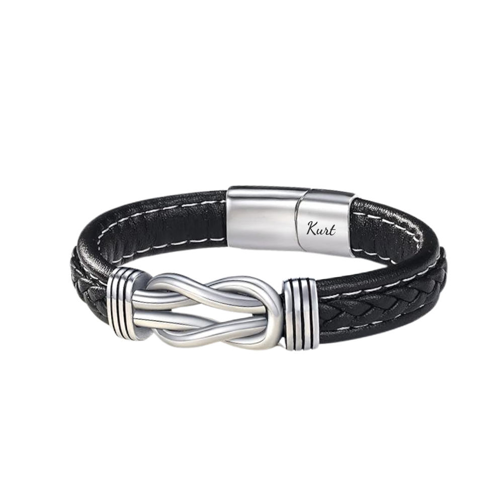 An Meinen Sohn - Mutter Und Sohn Für Immer Miteinander Verbunden - Personalisierbares Infinity-Armband