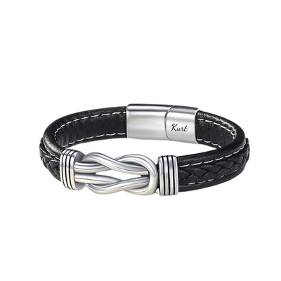 An Meinen Sohn - Mutter Und Sohn Für Immer Miteinander Verbunden - Personalisierbares Infinity-Armband