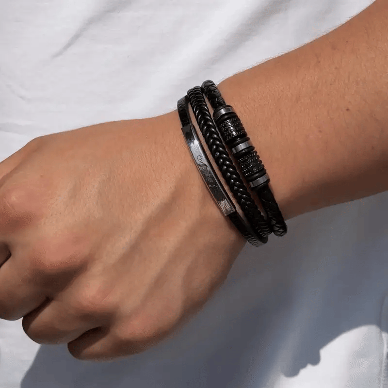 An Meinen Sohn - Personalisierbares " Für Immer Verbunden “ Armband