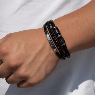 An Meinen Sohn - Personalisierbares " Für Immer Verbunden “ Armband