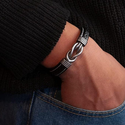 An Meinen Sohn – Immer Bei Dir – Infinity Lederarmband