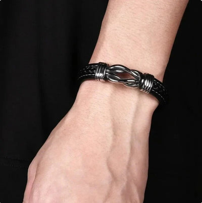 An Meinen Sohn – Immer Bei Dir – Infinity Lederarmband