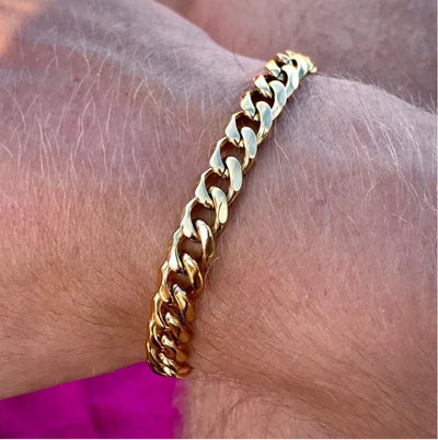 Herrenarmband - Kubanische Kette