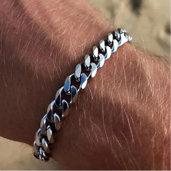 Herrenarmband - Kubanische Kette