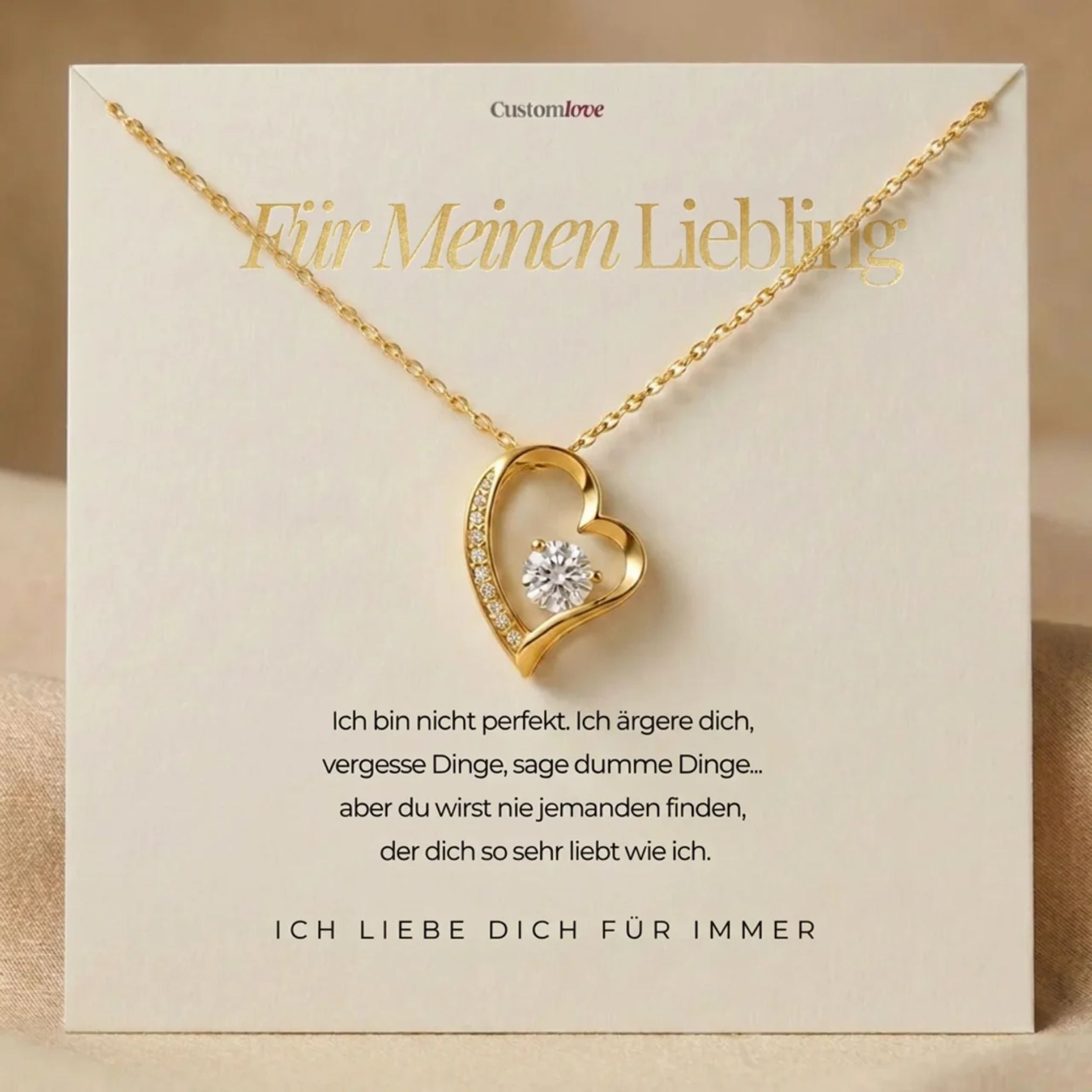 Für Meinen Liebling - Forever Love Ketting