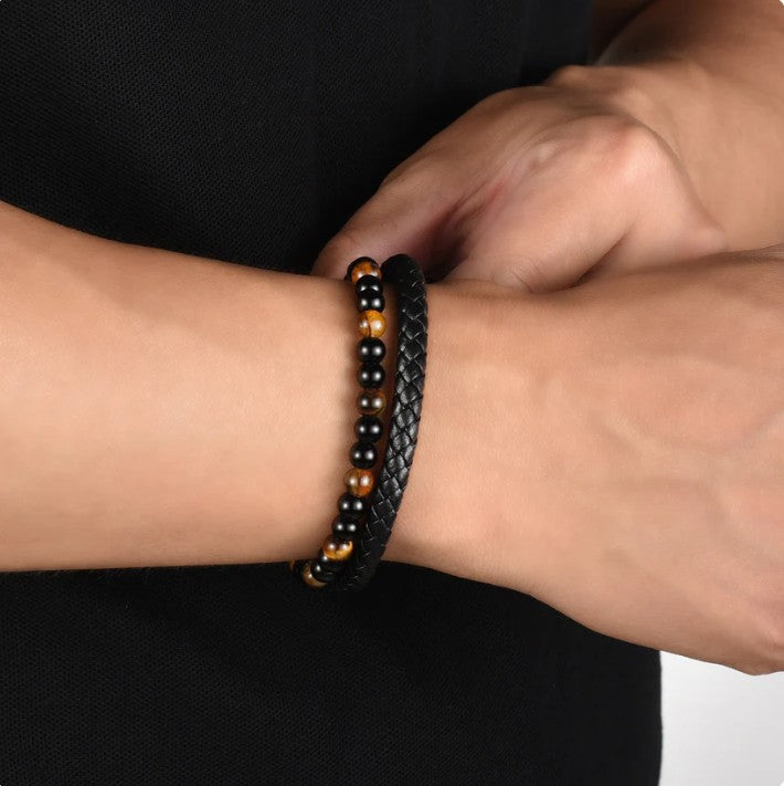 An Meinen Sohn – Tigerauge Schutz Personalisierung Armband