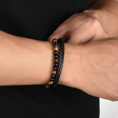 An Meinen Sohn – Tigerauge Schutz Personalisierung Armband