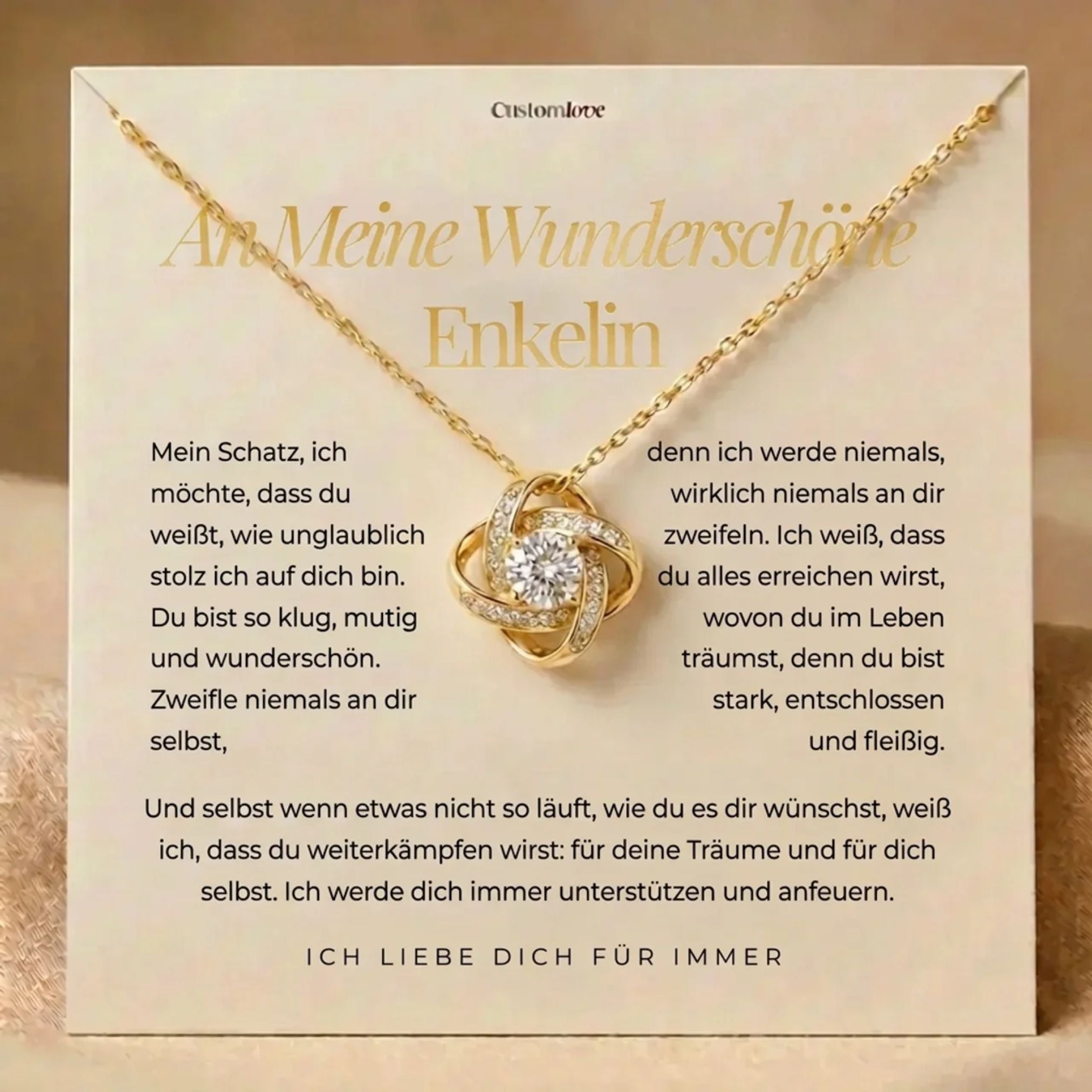 An Meine Wunderschöne Enkelin - Kämpfe Weiter Für Deine Träume