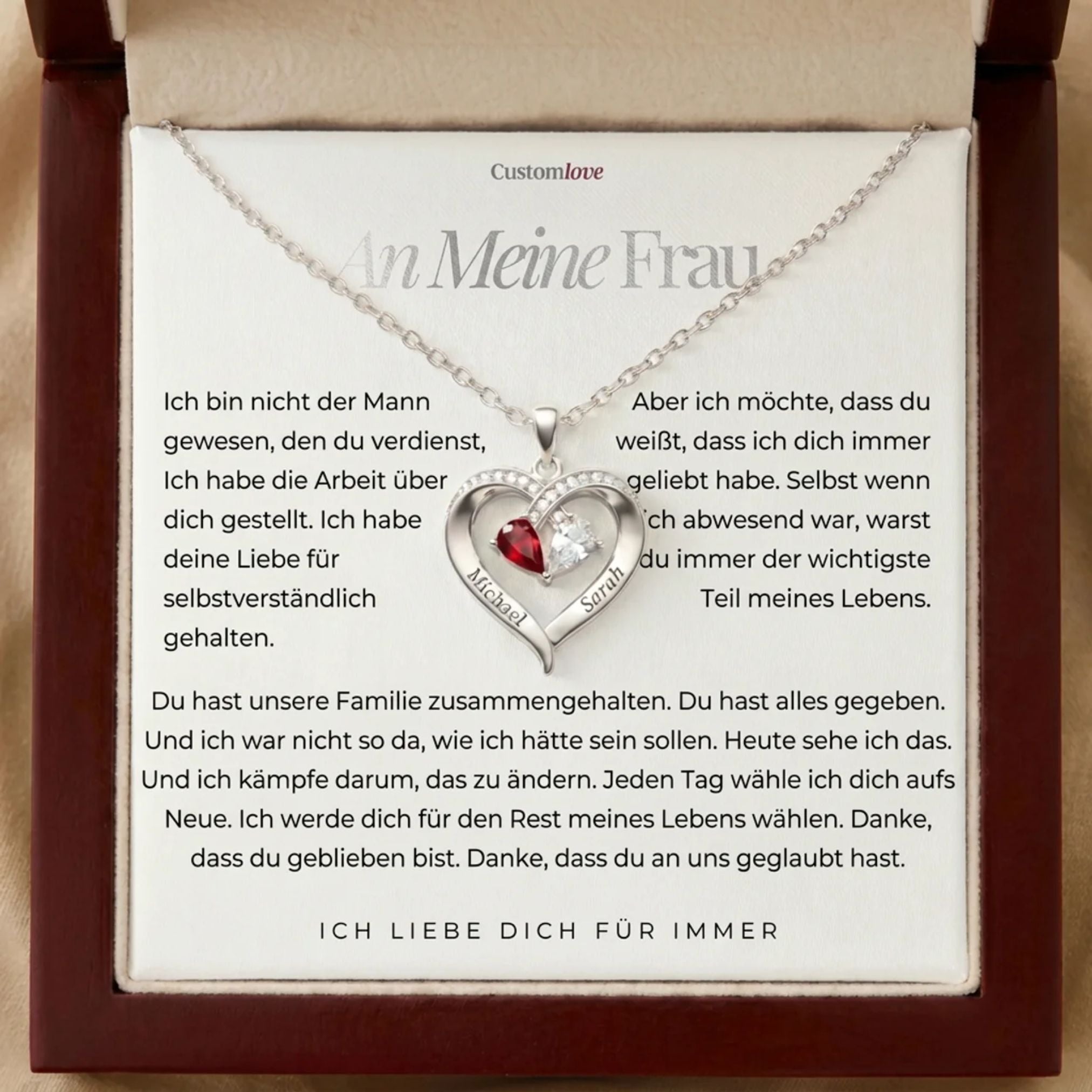 An Meine Frau - Danke, Dass Du An Uns Glaubst