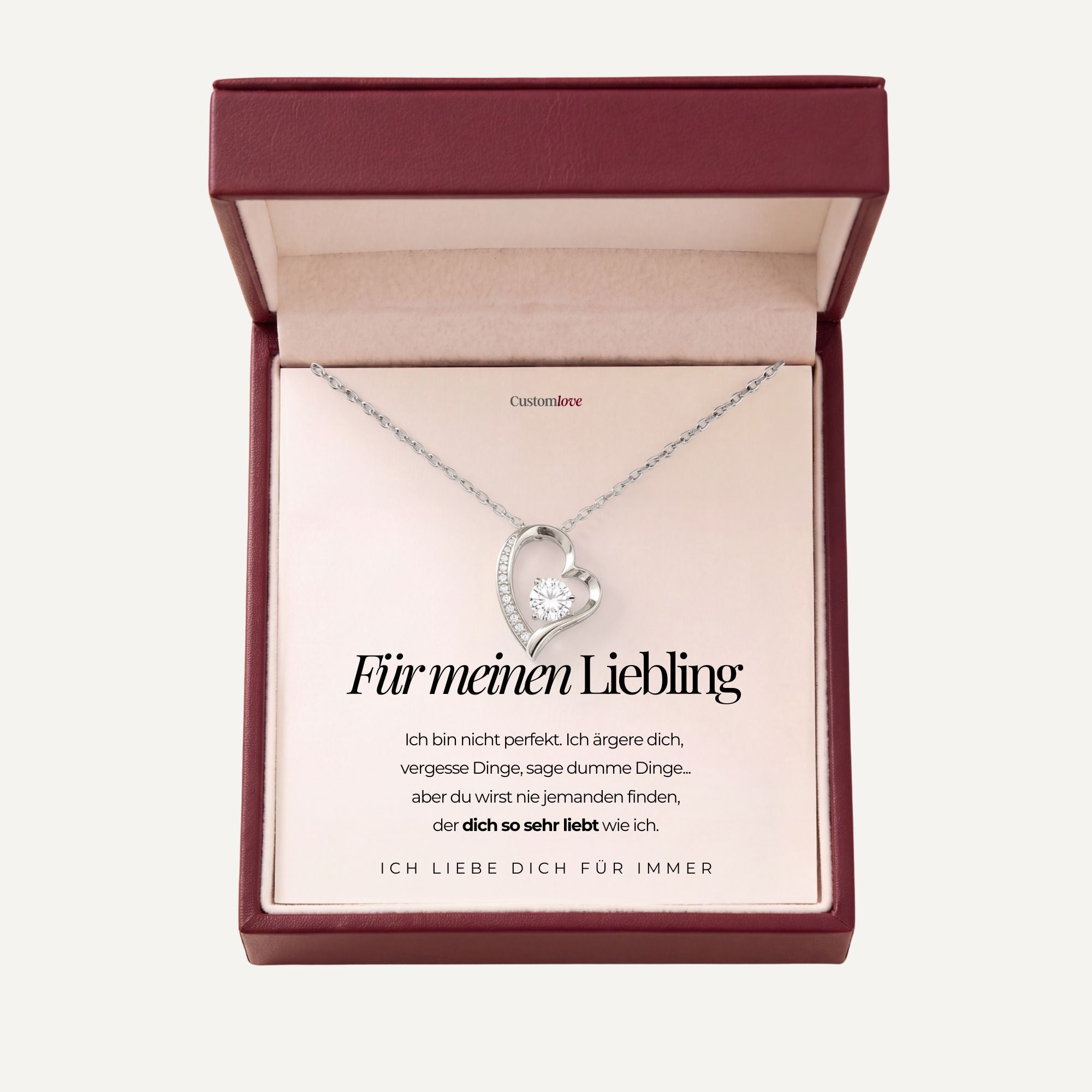 Für Meinen Liebling - Forever Love Ketting