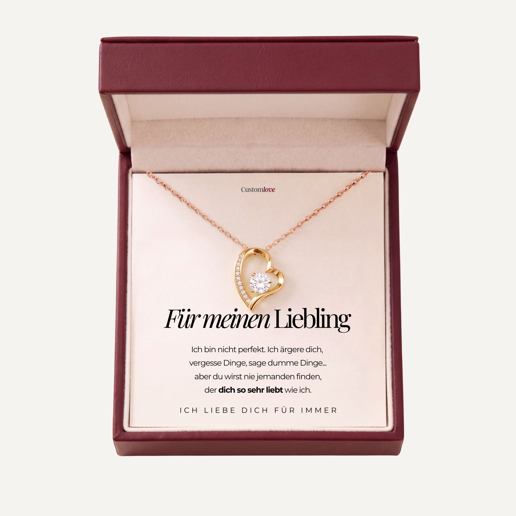 Für Meinen Liebling - Forever Love Ketting