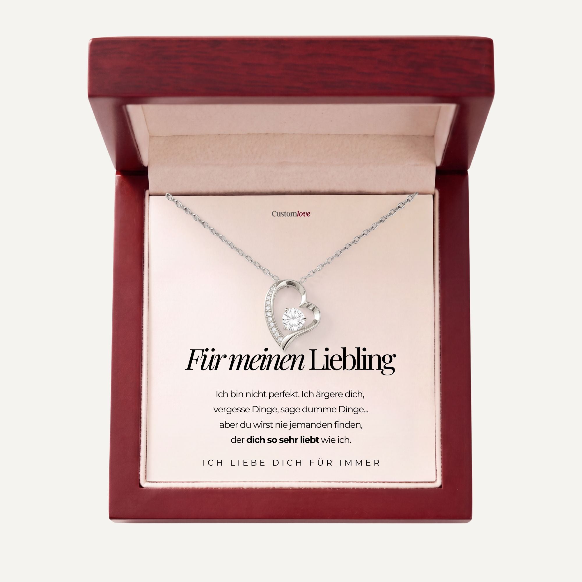 Für Meinen Liebling - Forever Love Ketting