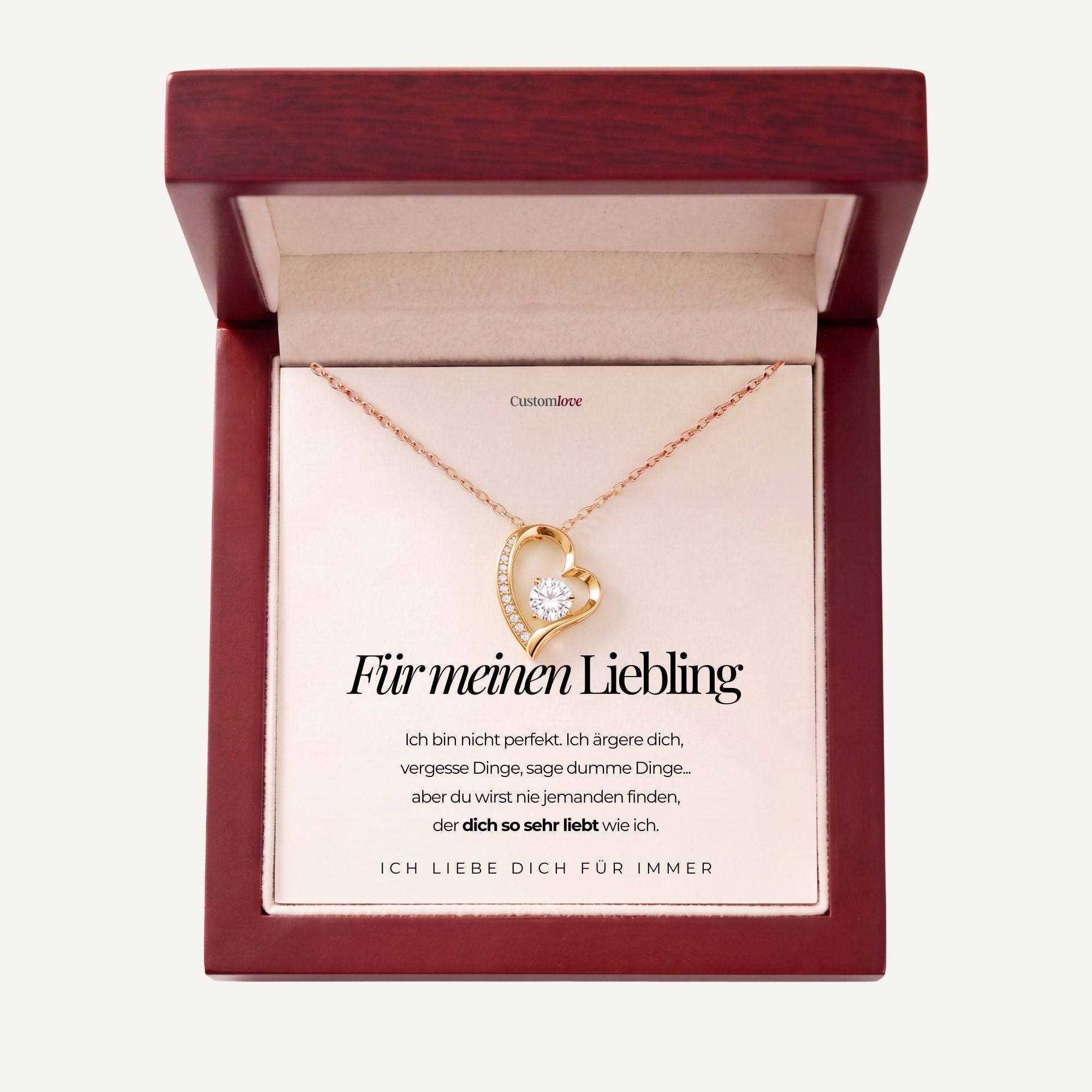 Für Meinen Liebling - Forever Love Ketting