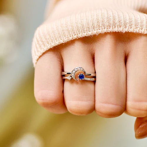 Mond & Stern Stapelbarer Ring