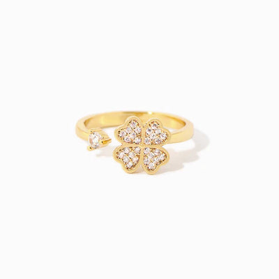 Kleeblatt-Fidget-Ring