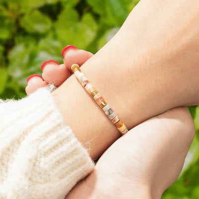 "Das Leben Ist Hart, Aber Du Bist Stärker" Armband