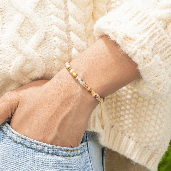 "Das Leben Ist Hart, Aber Du Bist Stärker" Armband