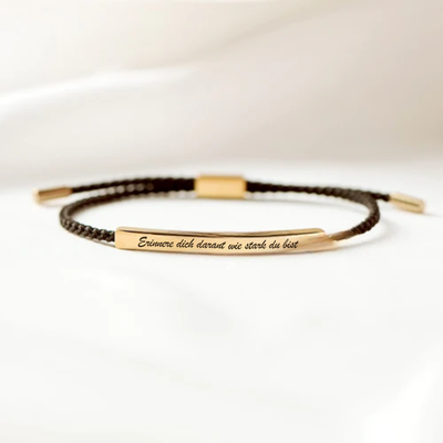 "Erinnere Dich Daran, Wie Stark Du Bist" Röhrenarmband