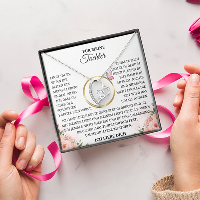 Für Meine Tochter - Gefüllt Mit Meiner Liebe Und Meinem Licht – Herz-Kette