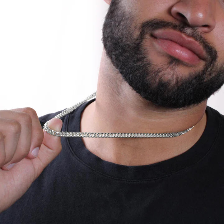 An Meinen Lieben Sohn - Cuban Chain Halskette