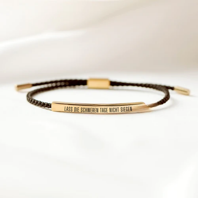 Lass Die Schweren Tage Nicht Siegen Röhrenarmband