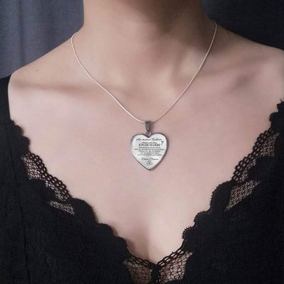 Herz-Halskette für meine geliebte Tochter - Ein liebevolles Geschenk von Mama