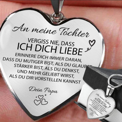 Herz-Halskette - Ein liebevolles Geschenk vom Papa an seine Tochter