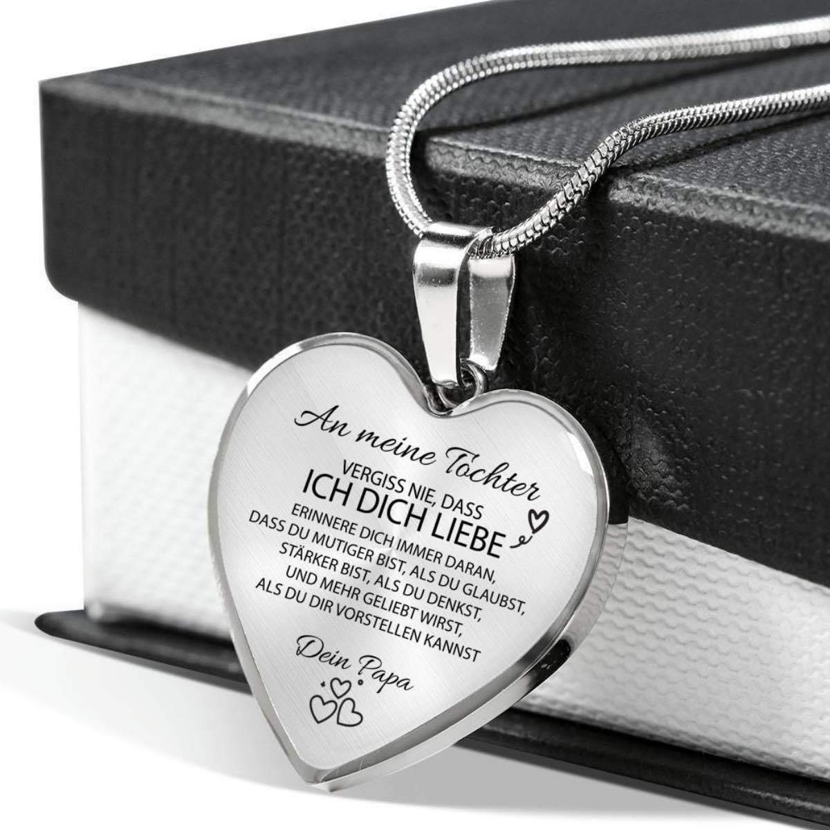 Herz-Halskette - Ein liebevolles Geschenk vom Papa an seine Tochter