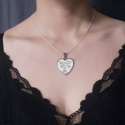 Zarte Herz-Halskette - Ein liebevoller Schmuck von Mama an meine Tochter - Mein Ein & Alles