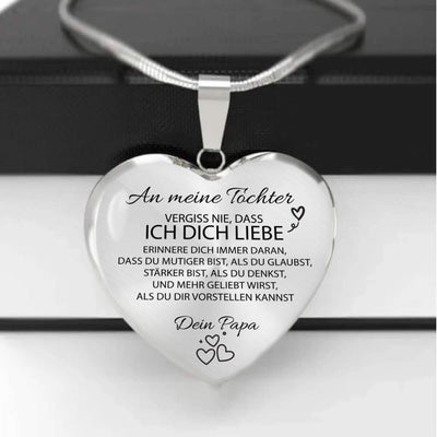 Herz-Halskette - Ein liebevolles Geschenk vom Papa an seine Tochter