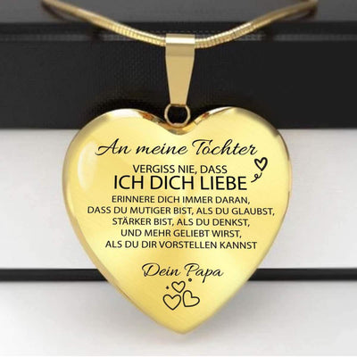 Herz-Halskette - Ein liebevolles Geschenk vom Papa an seine Tochter