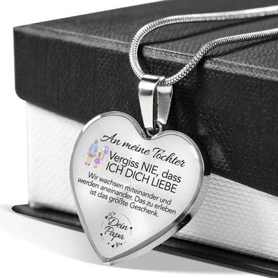 Herzförmige Halskette - Ein liebevolles Geschenk von Papa an seine Tochter