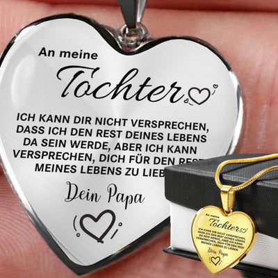 Verewige deine Liebe mit dieser herzlichen Halskette - Für meine geliebte Tochter von Papa